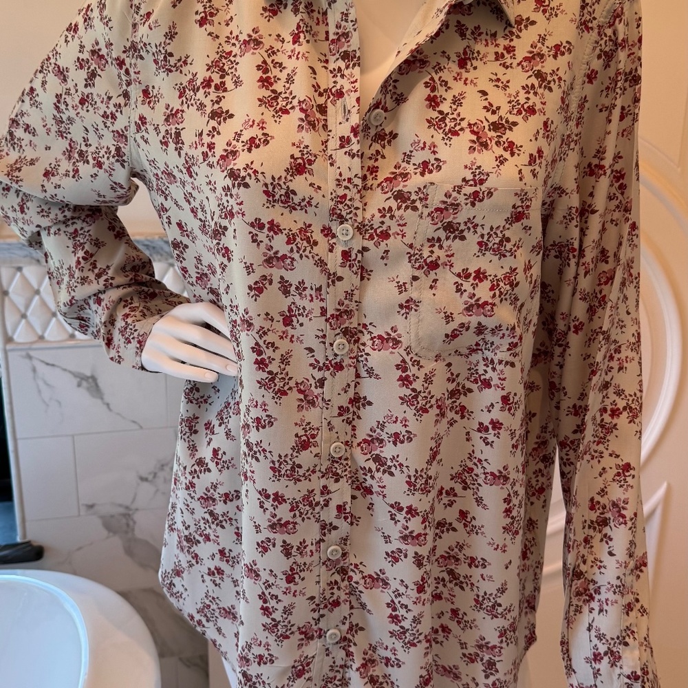 beach lunch lounge collection, Size L, Light Grey Floral
